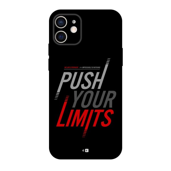 Push Your Limits Back Case for iPhone 12 Pro